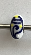 Trollbeads conch blue usato  Novara