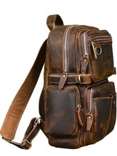 Handmade leather backpack for sale  TAUNTON