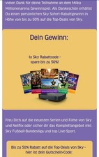 sky gutschein gebraucht kaufen  Sankt Augustin
