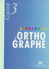 Apprendre orthographe jeanine d'occasion  Hennebont