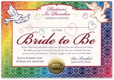 Bride certificate size for sale  Mooresville