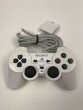 Usado, Controle Dual Shock 2 branco cerâmica oficial Sony PlayStation 2 PS2 SCPH-10010 comprar usado Usado, Controle Dual Shock 2 branco cerâmica oficial Sony PlayStation 2 PS2 SCPH-10010 comprar usado  Enviando para Brazil