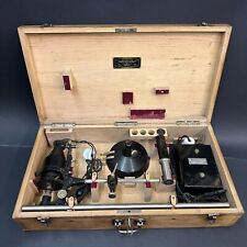 RARO 1920 MICROSCÓPIO ANTIGO ESTOJO ORIGINAL ACESSÓRIOS BERLIM ALEMANHA MARCADO comprar usado  Enviando para Brazil