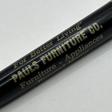 Caneta esferográfica vintage c1950s PAULS FURNITURE CO. Eletrodomésticos Funeral Home Selden KS comprar usado  Enviando para Brazil