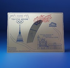 Placca celebrativa olimpiadi usato  Orbassano