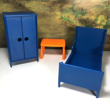 Lote de móveis de quarto em miniatura para casa de bonecas Ikea Huset mesa cama guarda-roupa comprar usado  Enviando para Brazil