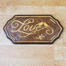 Wooden hand carved for sale  Cedar Rapids