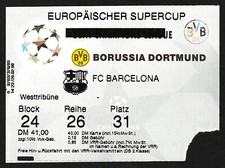 Ticket 1997 borussia gebraucht kaufen  Deutschland