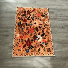 Usado, Tapete Rugcomf para porta interno 2x3 lavável na máquina boho 2’x3’ amarelo laranja novo na caixa comprar usado  Enviando para Brazil