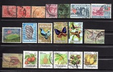 Lot timbres malaisie d'occasion  Quimperlé