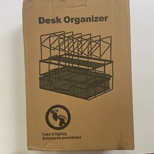Organizador de mesa preto, tudo em um organizador de arquivos de desktop com classificadores de arquivos comprar usado  Enviando para Brazil