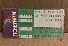 Ingresso raro Metallica Ozzy 2/8/86 MD CLIFF BURTON’s 2º ao último show americano, usado comprar usado  Enviando para Brazil