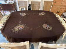Antique embroidered tablecloth for sale  SOUTHSEA