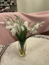 Faux snowdrops glass for sale  POOLE