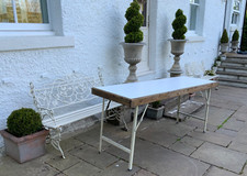 Large vintage trestle for sale  MATLOCK