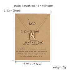 Plated zodiac neckl for sale  UK