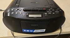 Usado, Rádio CD player Sony CFD-S50 *LEIA* cassete AM/FM Boombox mega baixo portátil comprar usado  Enviando para Brazil
