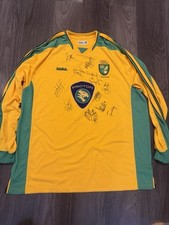 norwich city football shirt signed for sale norwich city football shirt signed for sale ILKESTON