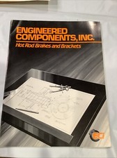 DE COLECCIÓN 1989 ENGINEERED COMPONENTS INC HOT ROD FRENOS Y SOPORTES CATÁLOGO DE PIEZAS segunda mano  Embacar hacia Mexico