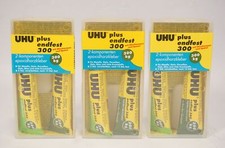 3x Uhu Plus Endfest 300 2 componentes adesivo de resina epóxi item nº 45640 incl. comprar usado  Enviando para Brazil