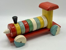 Vintage multicolor wooden d'occasion  Expédié en Belgium