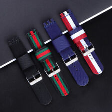 Pulseira esportiva de alta qualidade 17/19/20 mm para relógio de lona de náilon para Swatch comprar usado  Enviando para Brazil