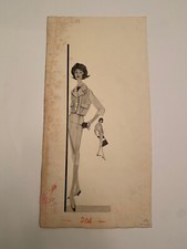 K) Vintage Gimbel Brothers Dept Store Anos 1960 Terno Saia Feminino Desenho de Moda comprar usado  Enviando para Brazil