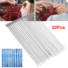 22pcs knitting needle for sale  DUNSTABLE