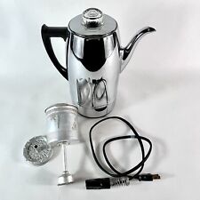 Cafeteira Coffeematic Percolator Universal Cromado 4428 EUA Testado Funciona LEIA comprar usado  Enviando para Brazil