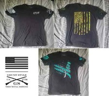 Usado, (Pacote com 3) Camiseta de algodão preta estilo grunt GRANDE (Crye, Nine Line, Spíritus) comprar usado  Enviando para Brazil