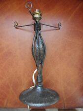 Usado, antigo candeeiro base de mesa vintage lâmpada de ferro forjado candeeiro de mesa art déco ferro leve comprar usado  Enviando para Brazil