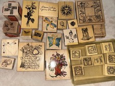 Lot rubber stamps for sale  Burlington