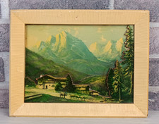 Quadretto legno montagna usato  Piombino