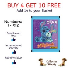 Coleção de adesivos Stitch Super Scrapbook Disney - Panini 2025 - 1 a X12 comprar usado  Enviando para Brazil