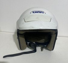 Capacete de motocicleta vintage Shoei RJ-101V L face aberta GRANDE branco 7 3/8 - 7 1/2 comprar usado  Enviando para Brazil