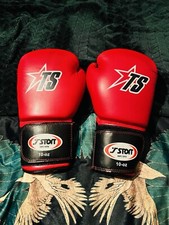 Luvas de kickboxing TS Sport Muay Thai 10 oz vermelhas , usado comprar usado  Enviando para Brazil