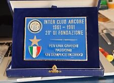 Targa laminato commemorativa usato  Italia