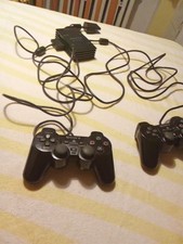 Original Sony Playstation 2 Multitap Adapter PS2 + 2x Dualshock 2 Controller comprar usado  Enviando para Brazil