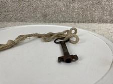 Corda de chave esqueleto vintage de metal entalhe cano 2,5", usado comprar usado  Enviando para Brazil