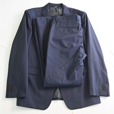 Terno masculino Banana Republic 40R 33x34 azul marinho 257925 padrão Marzotto comprar usado  Enviando para Brazil