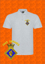 Hms hermes embroidered for sale  LISKEARD