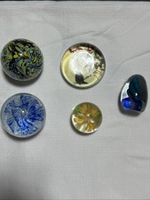 Lot glass paperweights for sale  Chelsea