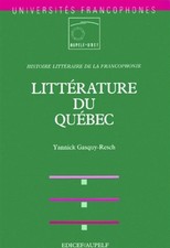 Litterature quebec gasquy d'occasion  France