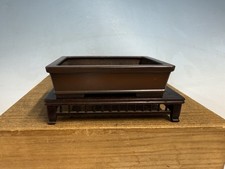Vaso de árvore bonsai Shohin tamanho Hokido feito 5 1/16” comprar usado  Enviando para Brazil