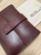 TIME MANAGER ORIGINAL 6 ANÉIS TRIPLO FILOFAX PESSOAL-BORDEAUX COURO GRANULADO comprar usado  Enviando para Brazil