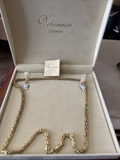 Colar bizantino reversível Veronese ouro amarelo 18k ligado em esterlina 20"" comprar usado  Enviando para Brazil