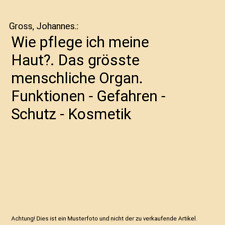 Pflege haut grösste gebraucht kaufen  Trebbin