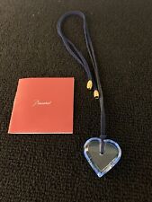 Collier cœur bleu d'occasion  Baccarat