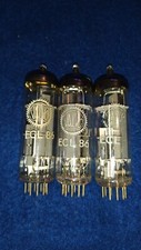 3 x Tubos VALVO ECL86 / 6GW8 Triode-Tetrode Alemanha código D em vidro, testado bom, usado comprar usado  Enviando para Brazil
