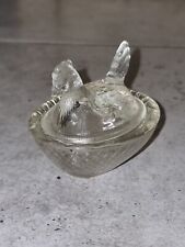 Antique glass chicken d'occasion  Expédié en Belgium